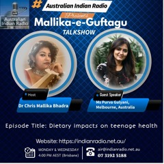 Mallika-E-Guftagu - Dr Chris Mallika Bhadra in conversation with Ms Purva Gulyani