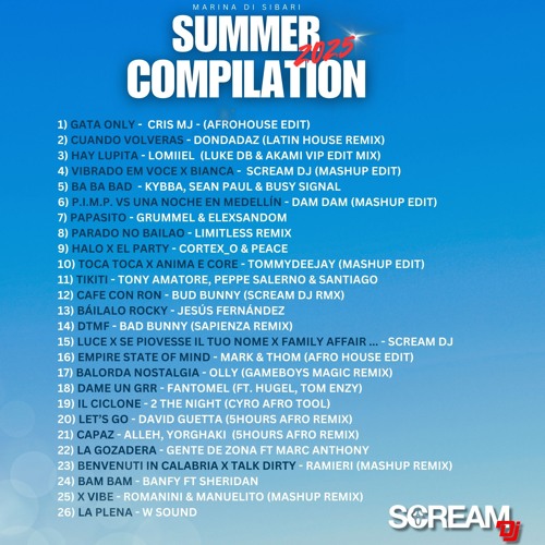 Marina di Sibari - Summer Compilation 2025 - Scream DJ