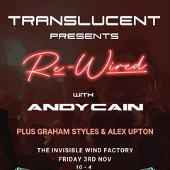 Andy Cain @ Translucent Presents Re - Wired 3 - 11 - 23