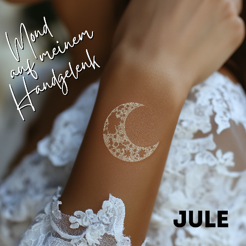 Mond auf meinem Handgelenk