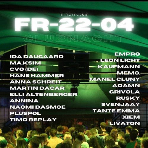 Svenjaay @ Birgit & Bier Clubnacht (April 2022) - Snippet