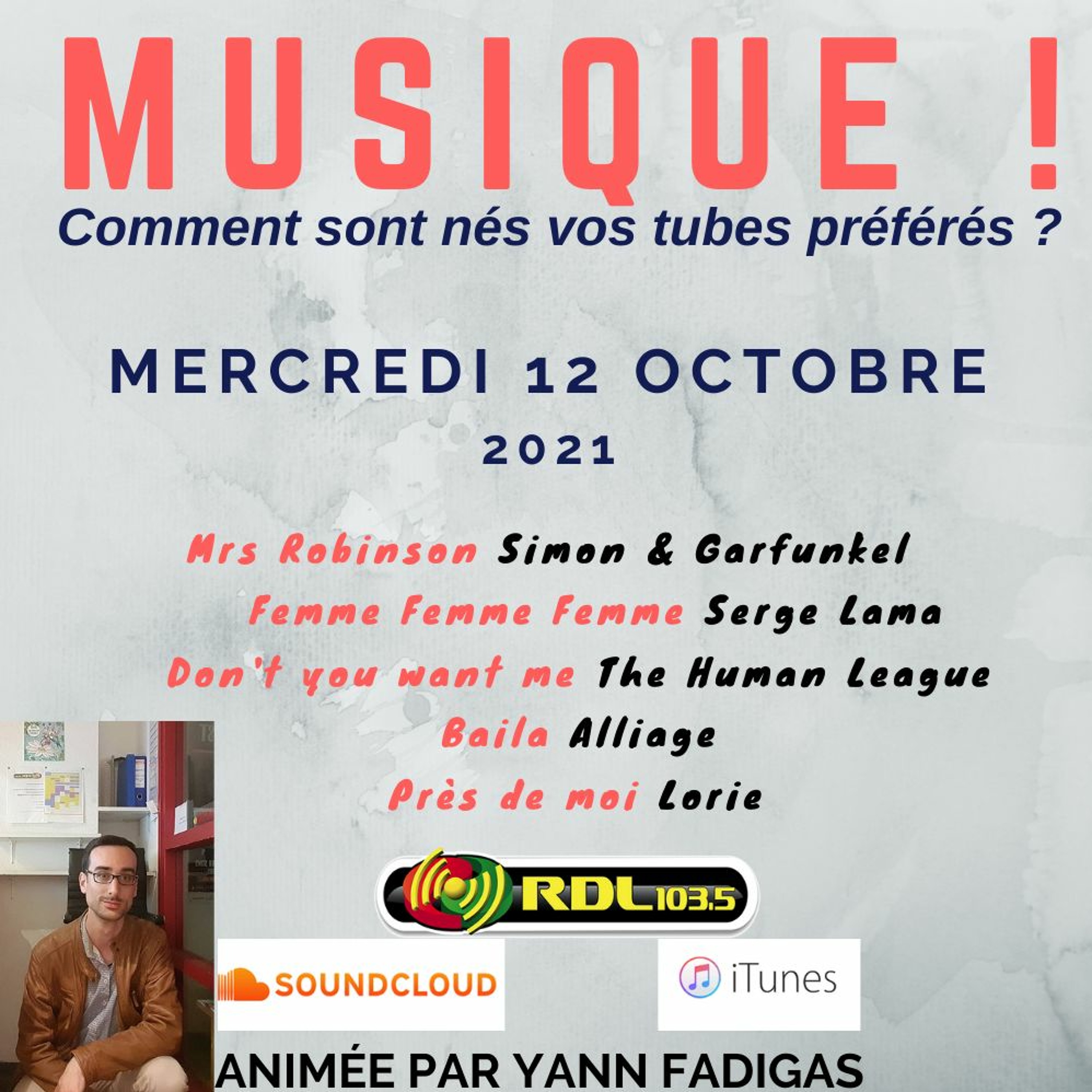 MUSIQUE ! 115 - 12 10 21 - "Femme Femme Femme" (S. Lama) / "Près de moi" (Lorie) / "Baila" (Alliage) episode artwork