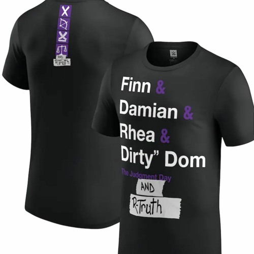 Stream Men’s Black The Judgment Day And R-Truth Roster T-Shirt by 28 ...