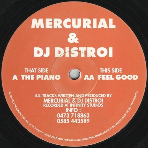 Mercurial & DJ Distroi ‎– Feel Good - Prophet Records (1994)