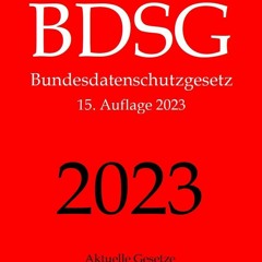 PDF book BDSG, Bundesdatenschutzgesetz, Datenschutzrecht, Aktuelle Gesetze: