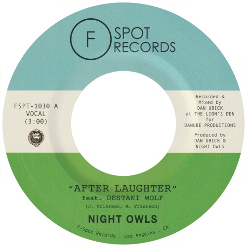 Night Owls - "After Laughter b/w Didn't I"