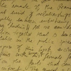 Autobiographical draft from the 'Book of Abscon'