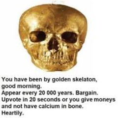 GOLDEN SKELATON