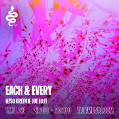 Each & Every w/ So Green & Joe Lo:Fi - Aaja Channel 1 - 17 11 23