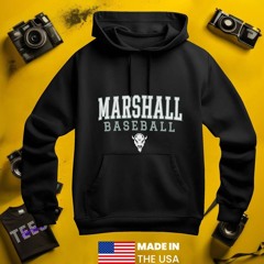 Marshall Thundering Herd Logo Marshall Baseball Vintage Text shirt