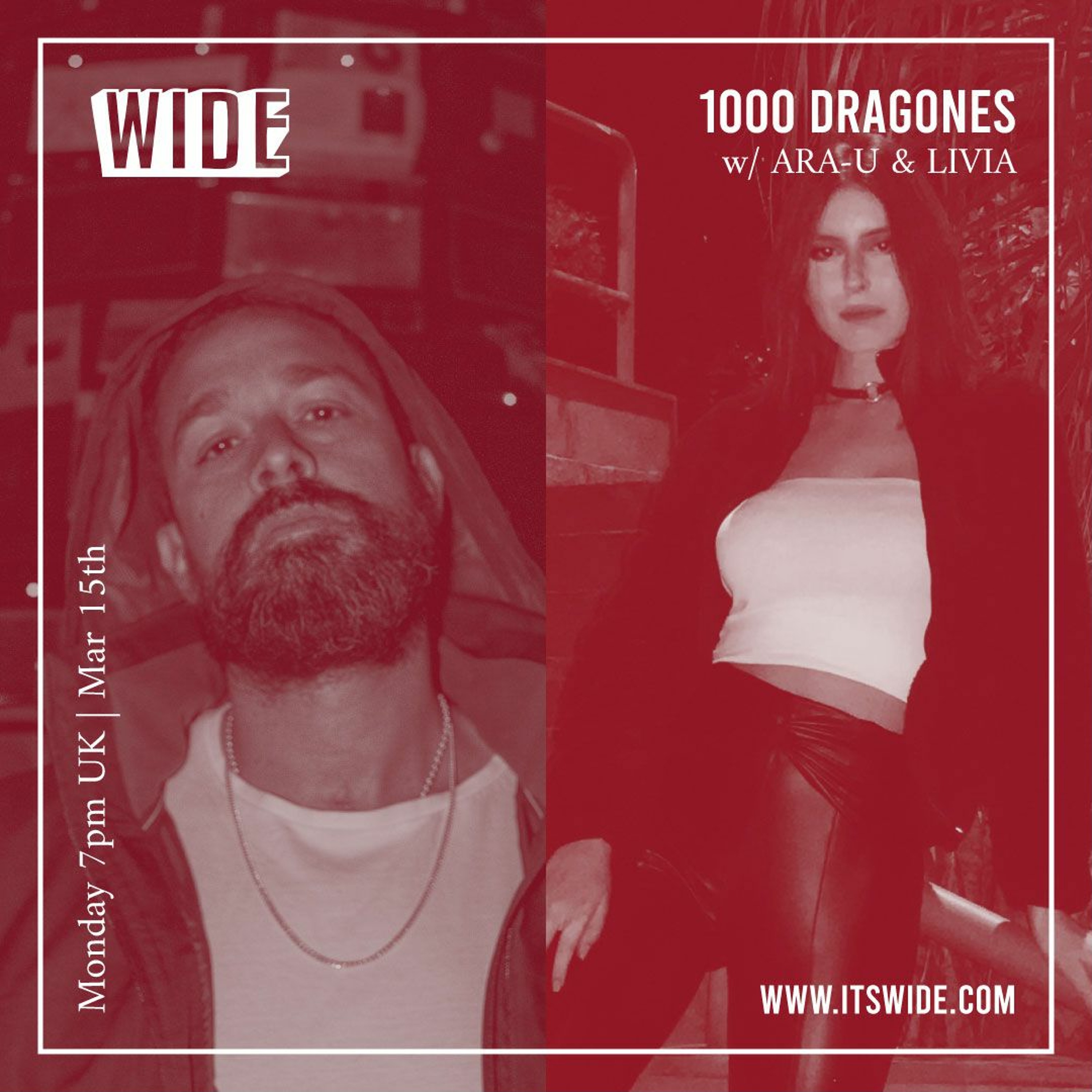 1000 Dragones w/ ARA-U & LIVIA - 15th Mar 2021