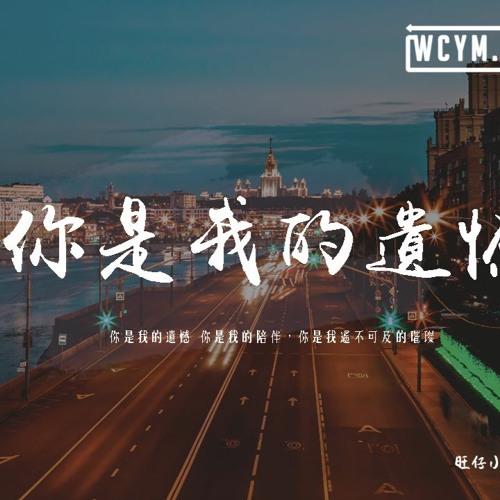 旺仔小喬 - 你是我的遺憾「你是我的遺憾 你是我的陪伴，你是我遙不可及的璀璨」【動態歌詞/pīn yīn gē cí】