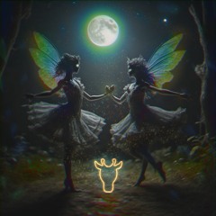 Two Fairies Dancing Under A Moonlit Night