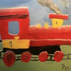 Nemen di ban (Take the Train) Painting: Paul, 6 years old.