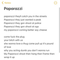 Paparazzi (ft. 2kbaby) (DRAFT)