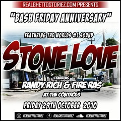 STONE LOVE AT BASH FRIDAY 29TH OCTOBER 2010