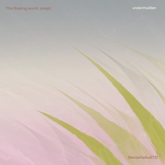 This floating world, swept. (naviarhaiku573)