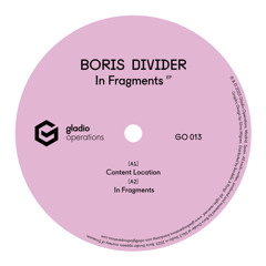 Premiere: Boris Divider — Content Location [Gladio Operations]