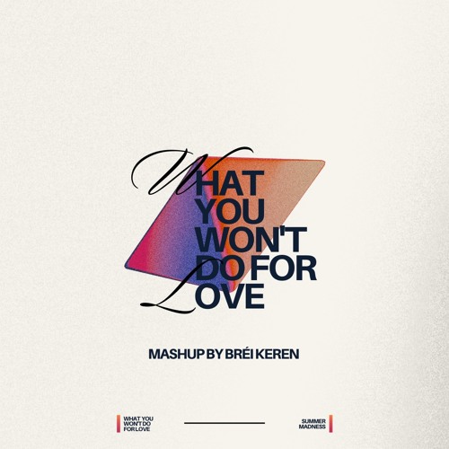 WHAT YOU WON'T DO FOR LOVE