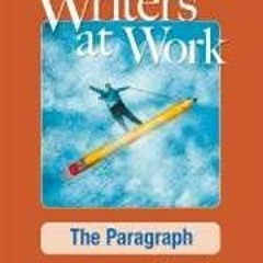 [PDF] Download Writers at Work: The Paragraph [PDFEPub] By  Jill Singleton (Author)
