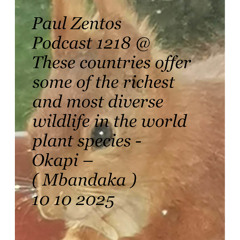 Paul Zentos Podcast 1218 @ These countries offer some of the richest and most diverse wildlife in the world plant species - Okapi – ( Mbandaka ) 10 10 2025