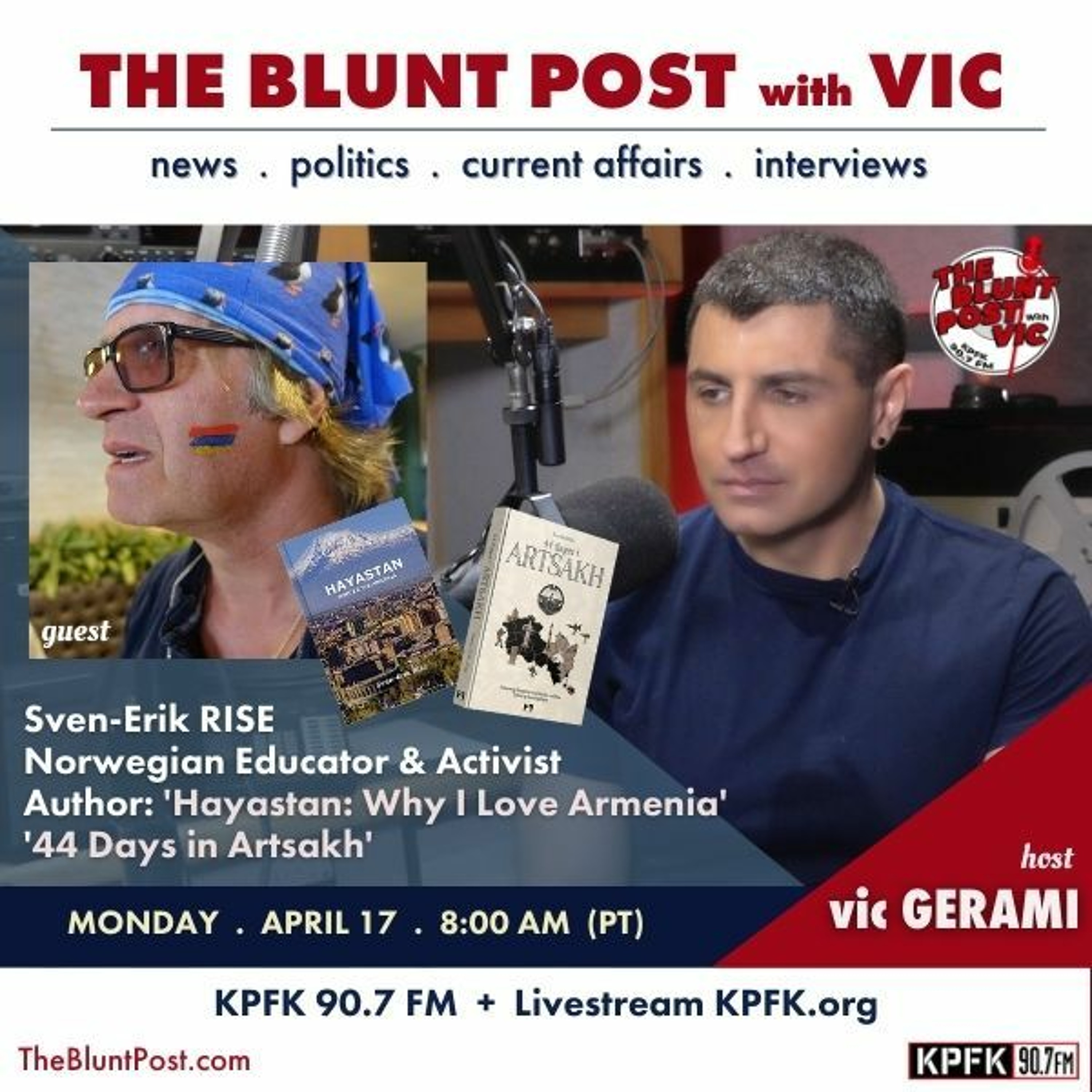 THE BLUNT POST with VIC: Guest, Sven-Erik Rise episode artwork