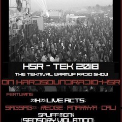 Spliff Monk - (There's No K In Techno) Teknival Warmup Mix On HardSoundRadio-HSR