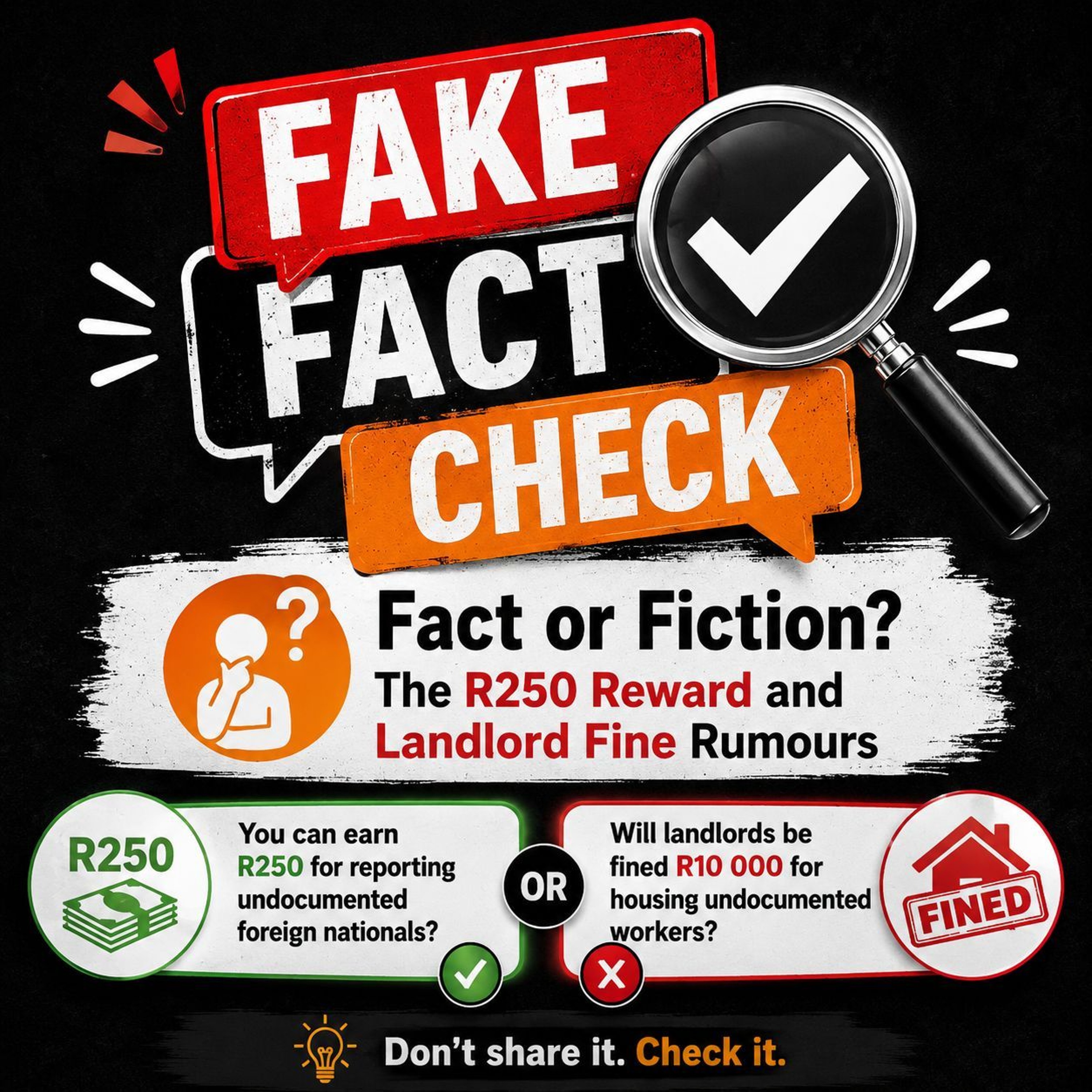 Fake Fact Check | Is  there a reward for reporting Illegal foreigners ?
