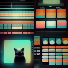 Cat Jamming On Drum Machine [BREAKCORE]