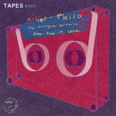 Tapes X 021 - Philo