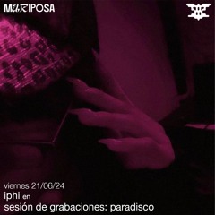 iphi - Sesión de Grabaciones: Paradisco