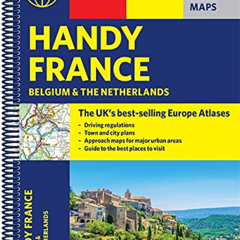 free PDF ✔️ Philip's Handy Road Atlas France, Belgium and The Netherlands: Spiral A5
