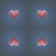 Neon Fragment Heart #744
