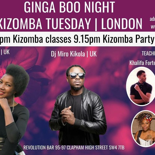 ****LIVE SET MIX @ KIZOMBA TUESDAYS BY GINGA BOO