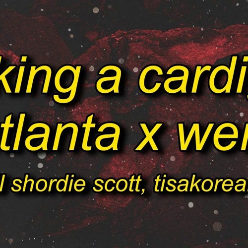 Rocking A Cardigan in Atlanta x Werkkk (TikTok Remix/sped up) Lyrics i wanna take a pic with cardi b