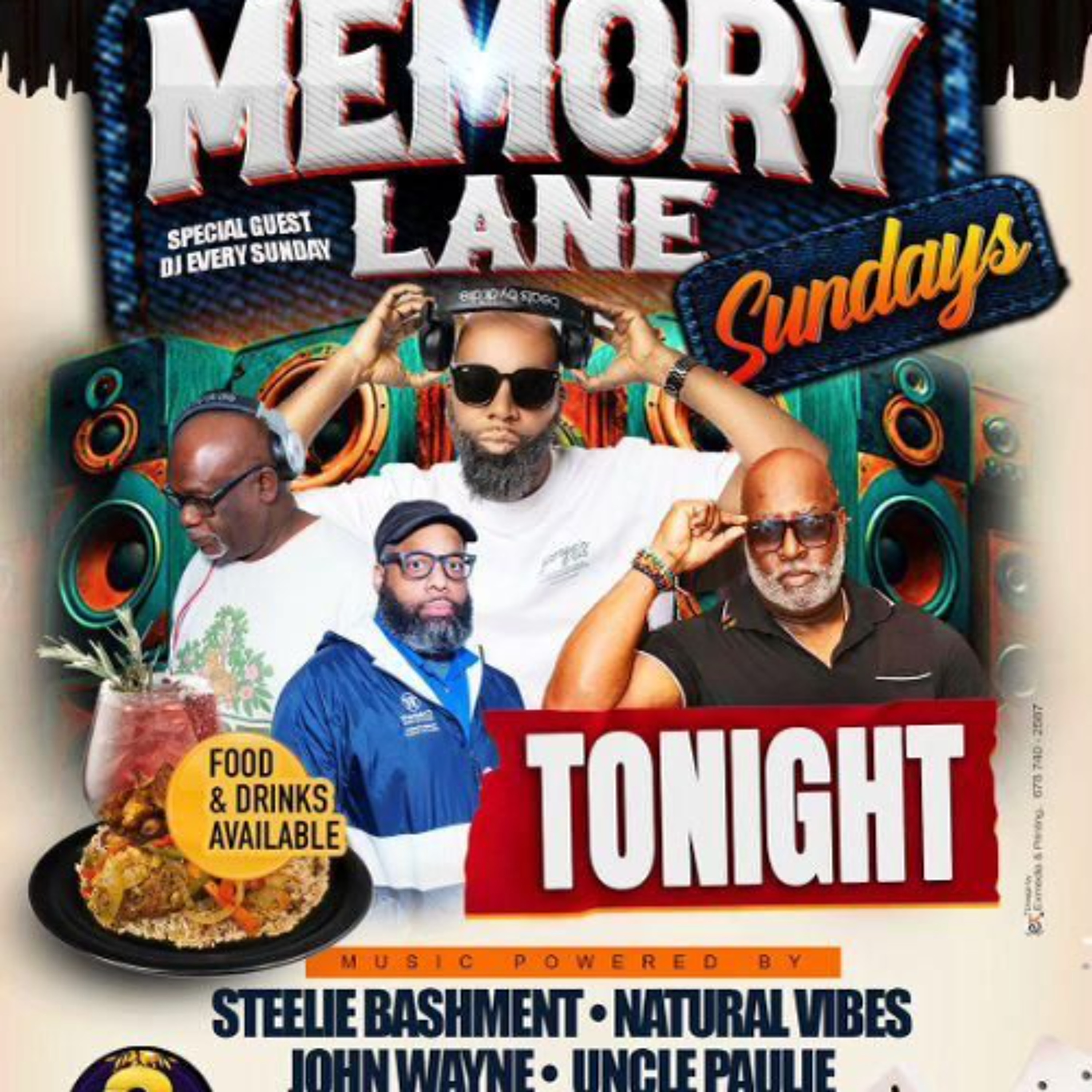 MEMORY LANE SUNDAYS MARCH 9th 2025 NATURAL VIBES SOUND JUGGLIN