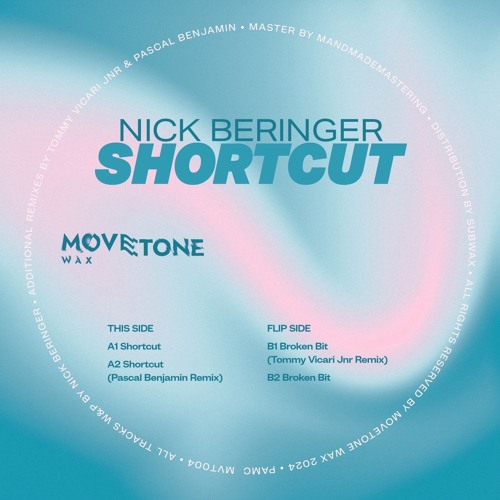 PREMIERE: Nick Beringer - Shortcut (Pascal Benjamin Rmx) [Movetone Wax]