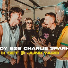 Cloudy B2B Charlie Sparks |  Hasardeur - Junkyard Karlsruhe | 1 1/2 h Techno-Set