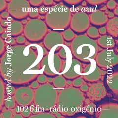 203. Uma Espécie de Azul Radio Show 01.07.22 (English)