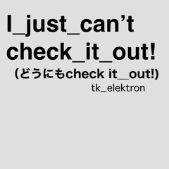I Just Can't Check It Out!（どうにもcheck It Out) / Beastie Boys vs Linda Yamamoto