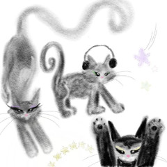 cool cats in tha building