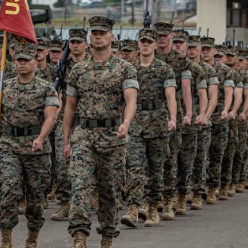 Mickey Mouse Lyrics USMC Marching song.