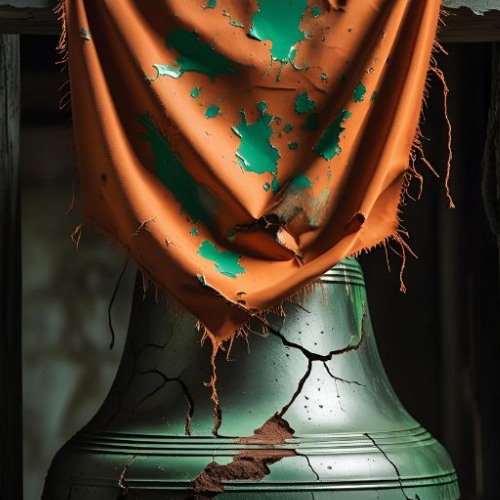 spinky malinky spits to dislodge his bile at bells and drums