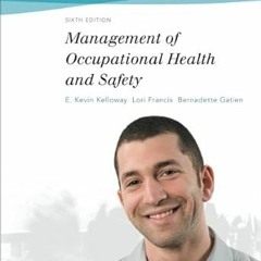 ^Epub^ Management Of Occupational Health And Safety Written  Lori Francis Bernadette Gatien Kev