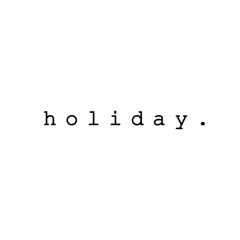 holiday.