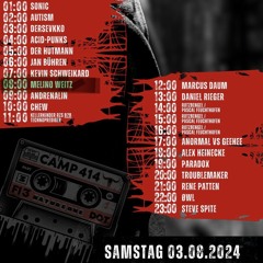 Camp 414 Nature one 2024 Melino_Weintz_Techno 08-09 Uhr