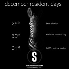 Resident's Days December 29th-30th-31st 2020