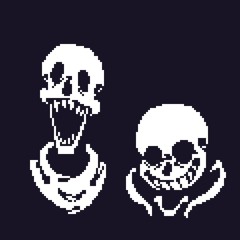 papyrus x sans encounter cover (sonata of the shattered)