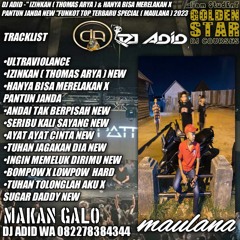DJ ADID -'' IZINKAN NEW & HANYA BISA MERELAKAN X PANTUN JANDA NEW ''FUNKOT TOP (MAULANA)2023