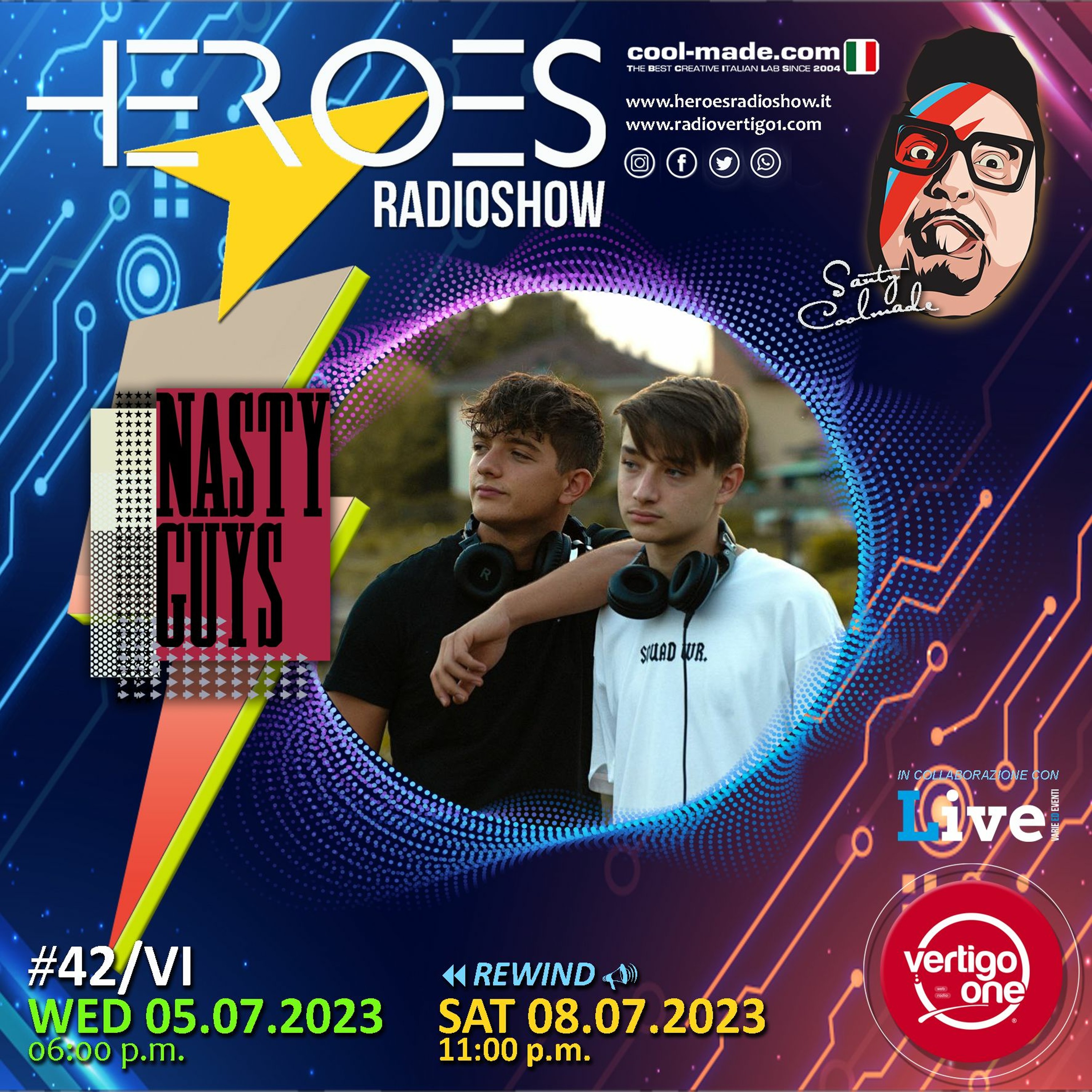 42/2022-23> HEROES RadioShow - Special Guest  NASTYGUYS episode artwork